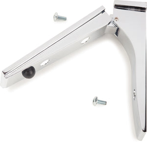 Soporte cromado Six Star para deslizador de charolas