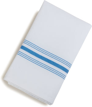 Servilleta Bistro SoftWeave rayada 18" x 22" azul