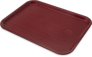 Charola para cafetería 12" x 16" burgundy