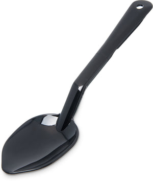 Cuchara sólida de servicio de policarbonato 11" negra