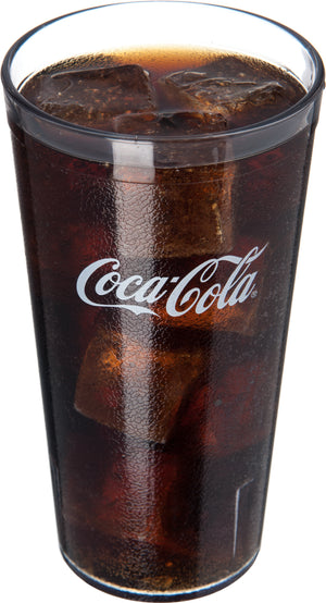 Vaso Coca-Cola Stackable de SAN 20 oz transparente