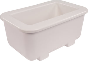 Inserto tercio Coldmaster de 6" profundidad 7.25 qt blanco