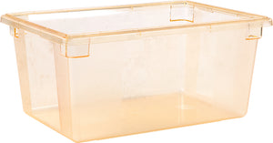 Caja StorPlus codificada por color 16.6 gal amarillo miel