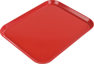 Charola Glasteel 22" x 16" roja