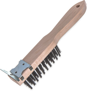 Cepillo Raspador Uso Rudo con Mango de Madera y Acero Templado 13.75" Beige