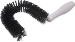 Cepillo curvo Sparta para cafetera con cerdas suaves de poliéster 10" negro