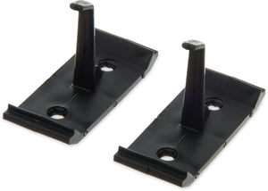 Ganchos Roll 'N Grip con Tornillos Paquete con 2 Negro