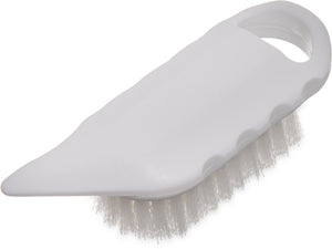 Cepillo Sparta para papa con cerdas medianamente rígidas de poliéster 5-3/4" blanco
