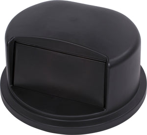 Tapa domo Bronco con puerta abatible para bote 32 galones negra