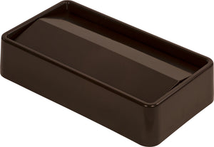 Tapa abatible TrimLine para bote rectangular 15 y 23 galones café oscuro