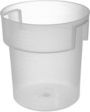 Contenedor Bain Marie de polipropileno 18 qt translúcido