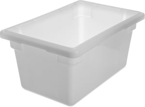 Caja StorPlus para alimentos de polietileno 5 gal 18" x 12" x 9" blanca