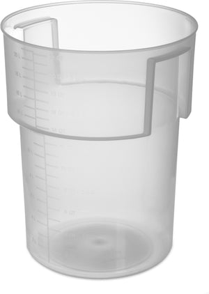 Contenedor Bain Marie de polipropileno 22 qt translúcido