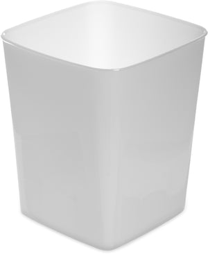 Contenedor ahorrador de espacio StorPlus de polietileno 4 qt blanco