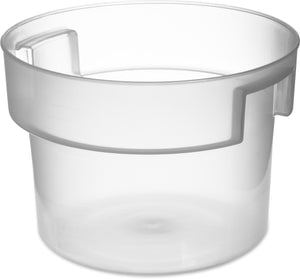 Contenedor Bain Marie de polipropileno 12 qt translúcido