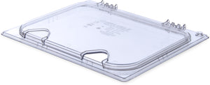 Tapa abatible ranurada StorPlus EZ Access para inserto medio transparente