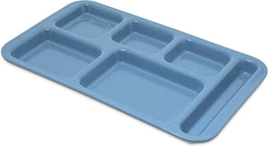 Charola de melamina derecha Space Saver de 6 compartimentos 9" x 15" sandshade