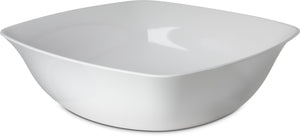 Bowl cuadrado acampanado de melamina 8 qt 14" blanco