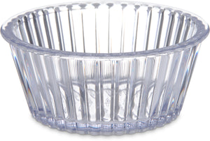 Ramekin para salsa ondulado 4.5 oz transparente