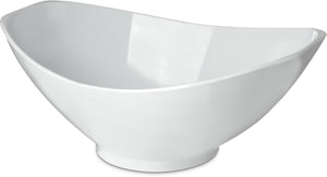 Bowl ovalado tipo scoop de SAN 13-3/4" x 9-3/8" blanco