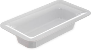 Inserto tercio Designer Displayware de melamina 2.5" profundidad blanco