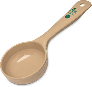 Cuchara porcionadora Measure Miser® 4 oz plástico beige