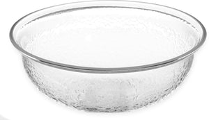 Bowl redondo Pebbled de acrílico 1.4 qt transparente