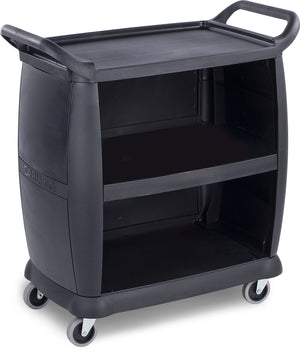 Carro de servicio 18" x 36.25" 38" negro