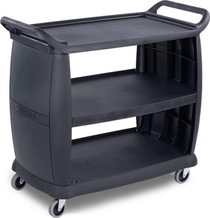 Carro de servicio 23" x 42" 37.5" negro