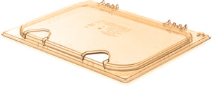 Tapa abatible ranurada StorPlus High Heat para inserto medio ámbar
