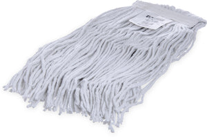 Cabezal de trapeador Flo-Pac #16 4 capas rayón corte abierto blanco