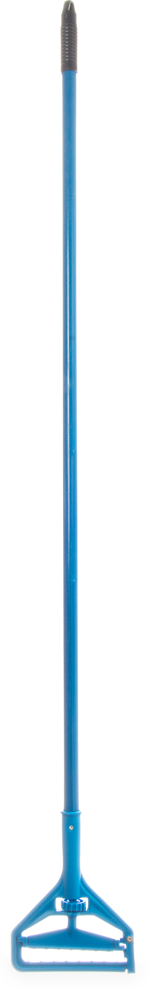 Mango para trapeador con cabezal plástico y fibra de vidrio 60" azul