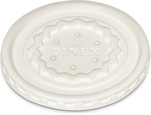 Tapa desechable alta temperatura Tropez para taza y bowl 3.568" blanca caja con 1000