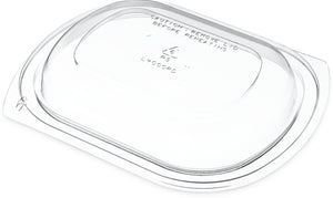 Tapa domo transparente para plato pequeño microondeable de entrada caja con 250