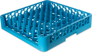 Rack OptiClean abierto con pines para charolas 3" azul Carlisle