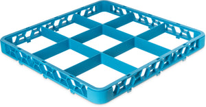 Extensión OptiClean para rack de vasos con 9 compartimentos 1.78" azul Carlisle