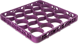 Extensión corta OptiClean NeWave para rack de vasos con 20 compartimentos lavanda