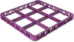 Extensión OptiClean para rack de vasos con 9 compartimentos 1.78" lavanda