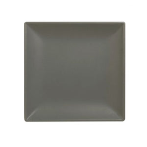 Plato cuadrado Classic Stone Grey de melamina 4-1/2" x 4-1/2" x 1/2" profundidad