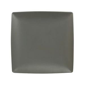 Plato cuadrado Classic Stone Grey de melamina 6" x 6" x 1/2" profundidad