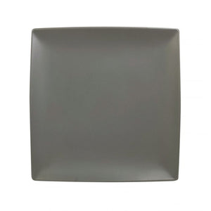 Plato cuadrado Classic Stone Grey de melamina 7-1/4" x 7-1/4" x 1/2" profundidad