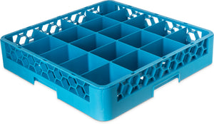 Rack inclinado OptiClean para vasos con 20 compartimentos azul Carlisle