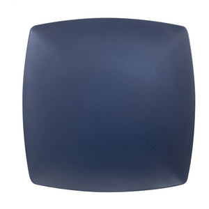 Plato cuadrado Classic Stone Blue de melamina 9" x 9" x 1" profundidad
