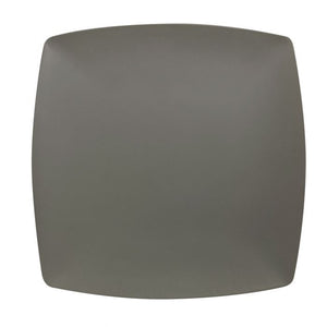 Plato cuadrado Classic Stone Grey de melamina 9" x 9" x 1" profundidad