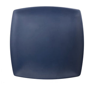 Plato cuadrado Classic Stone Blue de melamina 10" x 10" x 1" profundidad