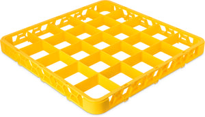 Extensión OptiClean para rack de vasos con 25 compartimentos 1.78" amarilla