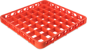 Extensión OptiClean para rack de vasos con 49 compartimentos 1.78" naranja
