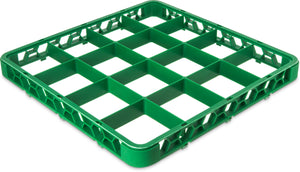 Extensión OptiClean para rack de vasos con 25 compartimentos 1.78" verde