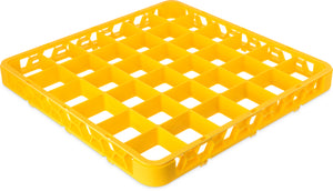 Extensión OptiClean para rack de vasos con 36 compartimentos 1.78" amarilla