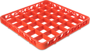 Extensión OptiClean para rack de vasos con 36 compartimentos 1.78" naranja